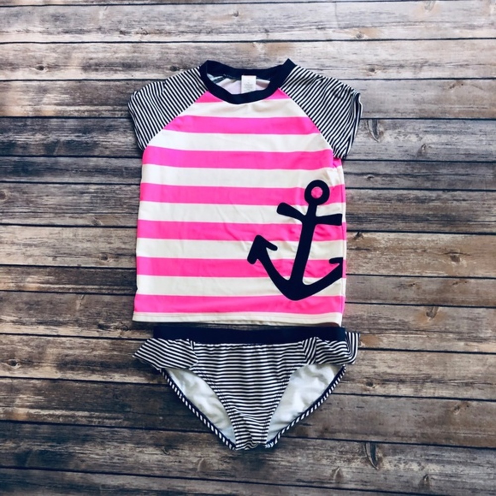 Girls Gymboree anchor bathing suit! Size 12